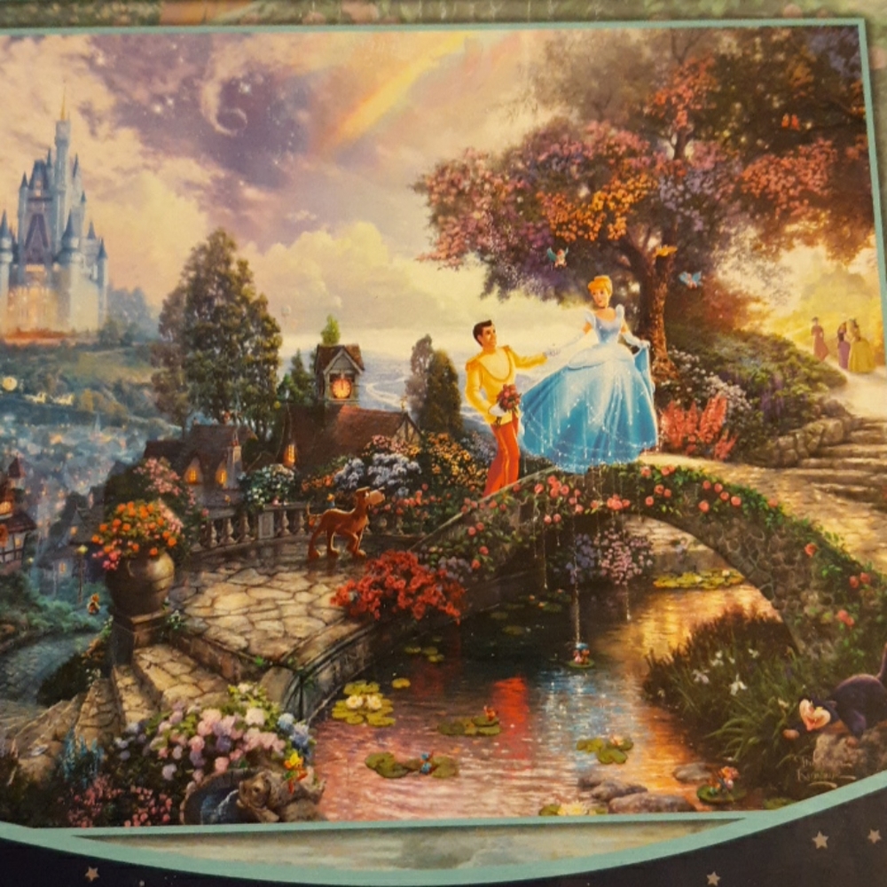 Disney Cinderella 500 piece puzzle Thomas Kinkade